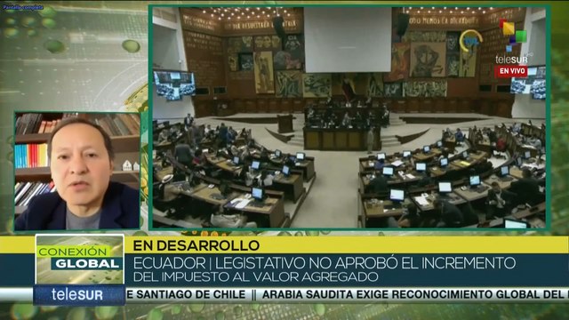 Dávalos: Lo que Noboa busca es sustentar con recursos frescos las reservas internacionales
