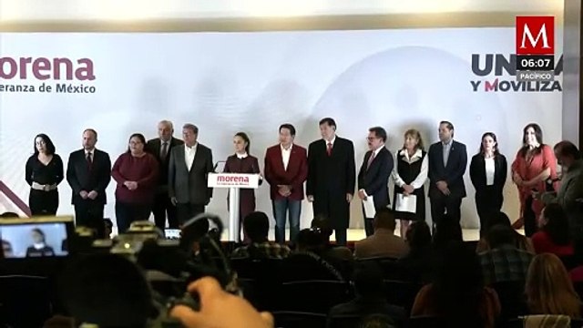 Claudia Sheinbaum hace suyas reformas de AMLO; iniciará campaña en el Zócalo el 1 de marzo