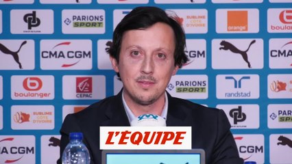 Longoria sur Clauss : « On n'a pas apprécié différentes choses » - Foot - L1 - OM