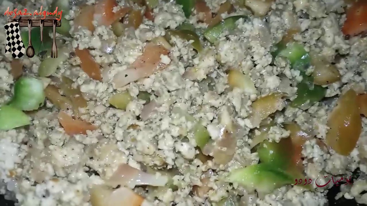 فراخ مفرومة معصجة دايت بدون أي دهون ❤ حشوة لذيذة