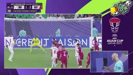 گل چهارم بازی ایران و قطر
