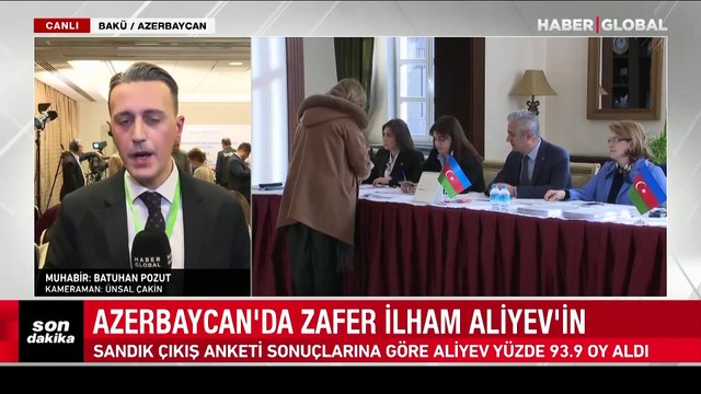 Sandık çıkış anketine göre zafer Aliyev'in