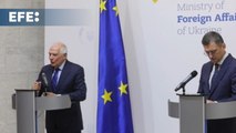 El responsable de Política Exterior de la UE, Josep Borrell, visita Ucrania