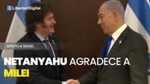 Netanyahu agradece a Milei su 