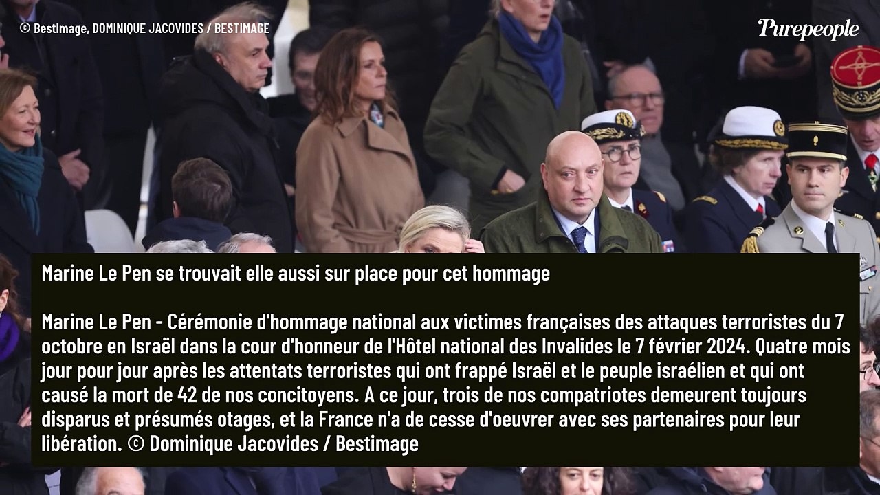 PHOTOS Hommage aux victimes françaises du 7 octobre : Arthur et Mareva Galanter plus soudés que jamais