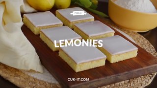 LEMONIES | Cuadraditos de Limón Glaseados - CUKit!