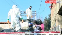 Bursa'da 2 Katlı Evden 1 Kamyon Dolusu Çöp Çıkarıldı
