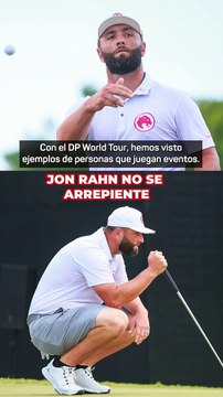 Jon Rahm: No estoy arrepentido del cambio. Me gustaría jugar el Open de España