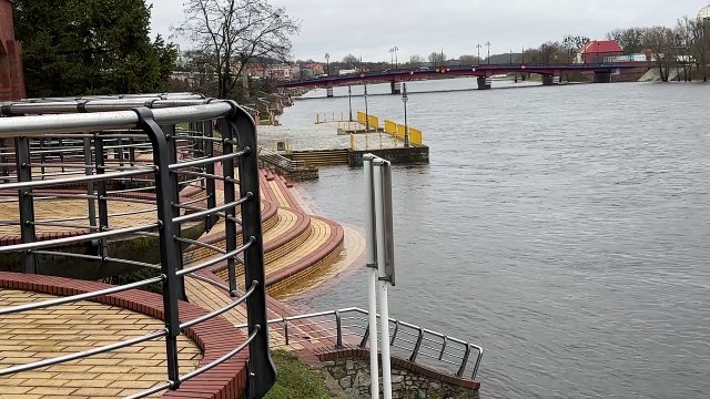 Gazeta Lubuska. Gorzów Wlkp. Wysoki stan Warty. 7.02.2024