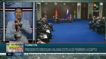 Pdtes. de Rusia y Türkiye sostendrán diálogos de alto nivel