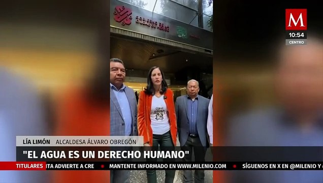 Lía Limón y Sacmex decretan protocolos para asegurar suministro de agua en Álvaro Obregón