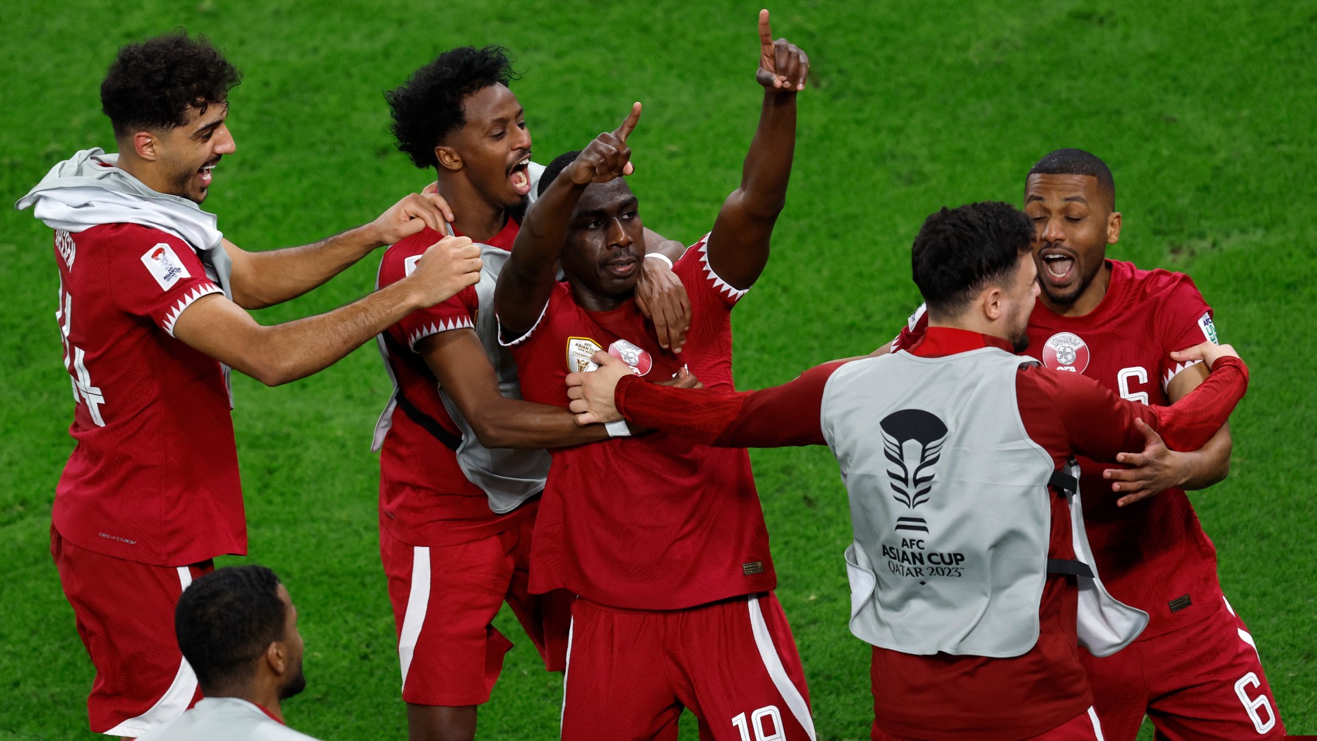 Qatar fend of 10-man Iran to set up Asian Cup final with Jordan