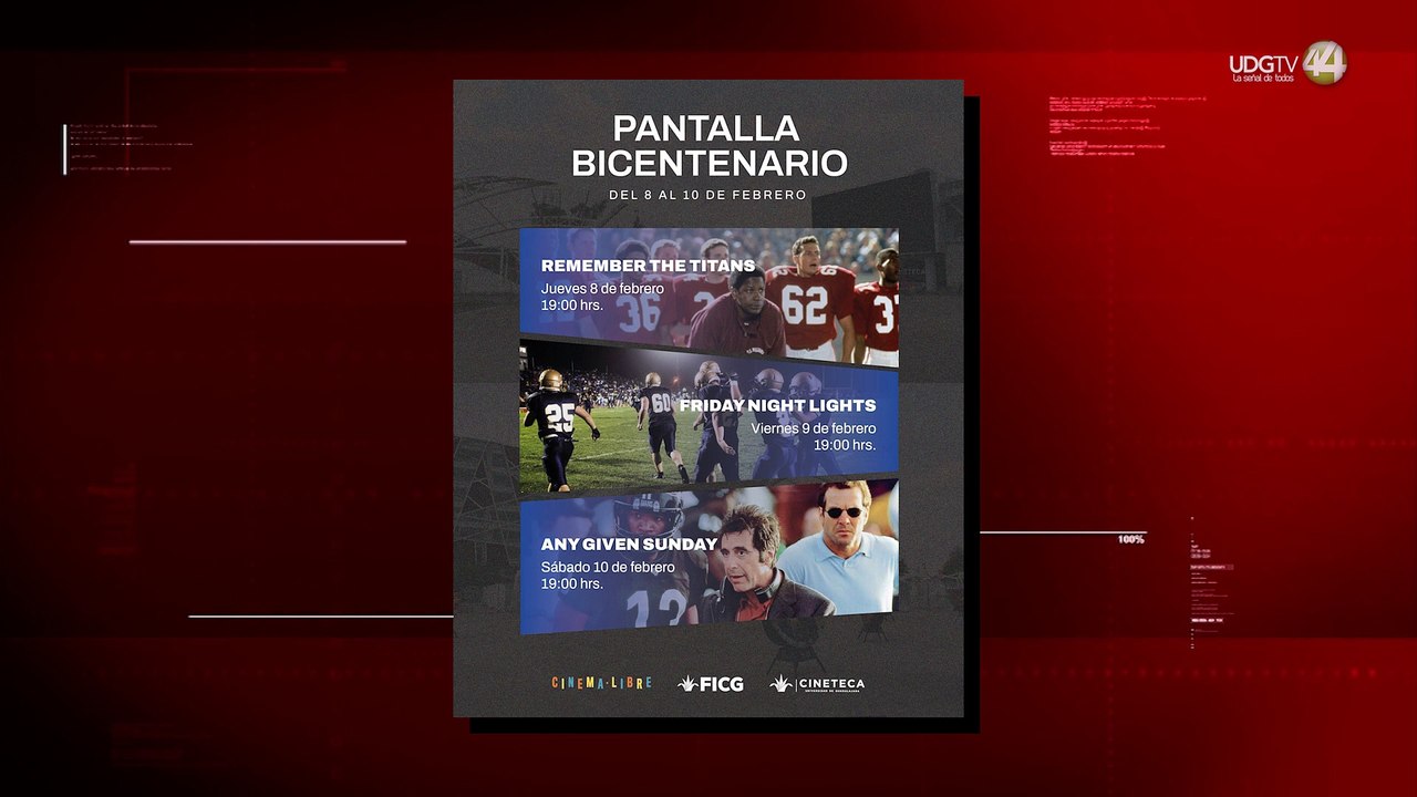 Por el Super Bowl, la Pantalla Bicentenario de Cineteca FICG proyectará un nuevo ciclo de películas