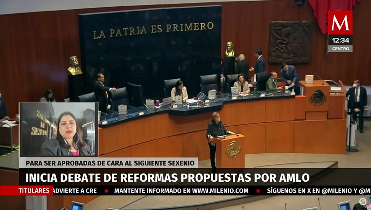 Inicia debate en el Senado sobre las reformas de AMLO