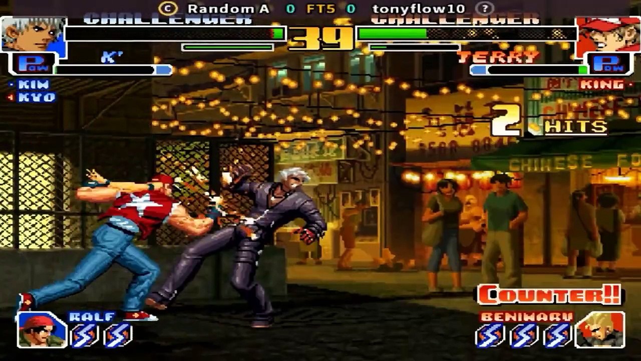 Random A vs tonyflow10 - KOF 99 - Anniversary Edition [Hack] -  FT5