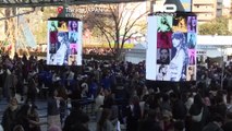 شاهد: عشاق تايلور سويفت يحتشدون في طوكيو لحضور أولى حفلات نجمتهم في العاصمة اليابانية