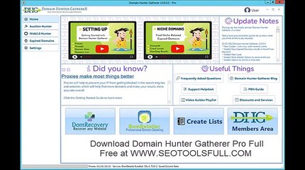 Get Domain Hunter Gatherer v3 Pro - Full Version