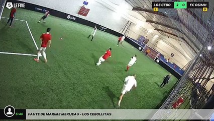 Faute de Maxime MERIJEAU - LOS CEBOLLITAS