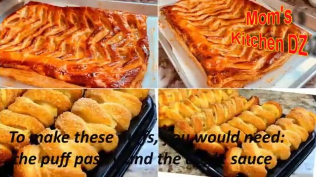 Easy Homemade Puff Pastry Recipe ALGERIAN DZ Apple puffs