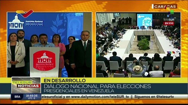 Venezuela: Se desarrolla jornada de Diálogo Nacional para elecciones presidenciales