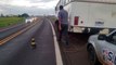 Incidente com ônibus causa lentidão na BR-277 em Cascavel