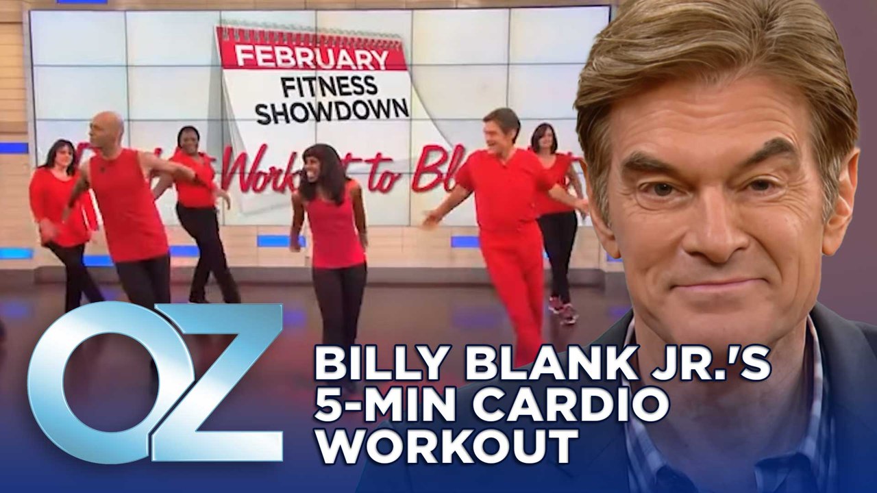 Dr. Oz Does Billy Blank Jr.'s 5-Minute Cardio Workout | Oz Fit - video ...