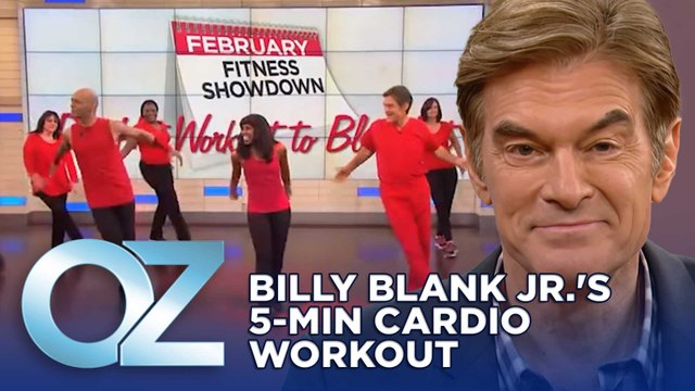 Dr. Oz Does Billy Blank Jr.'s 5-Minute Cardio Workout | Oz Fit