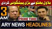 ARY News 3 AM Headlines | 8th February 2024 | Bilawal Bhutto's Big Prediction | Elections 2024