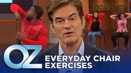 3 Chair Exercises You Can Do Everyday | Oz Fit