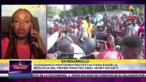 Ciudadanos de Haití tomaron las calles para exigir renuncia del presidente