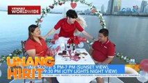 Viral couple, sinorpresa ng Unang Hirit sa isang yate date! | Unang Hirit