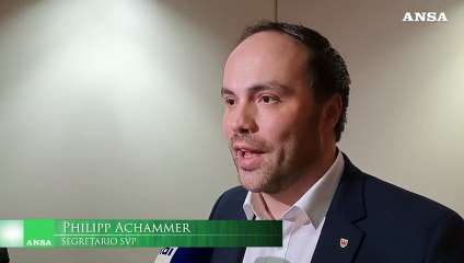 Svp, Achammer non si ricandida per la segreteria