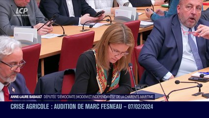 Audition à l'Assemblée nationale - Crise agricole : audition de Marc Fesneau - 07/02/2024