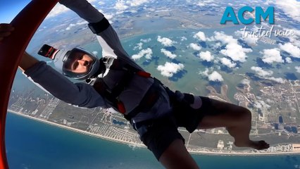 Geelong skydiver Heath Hateley hospitalised after hard landing over Torquay Airport