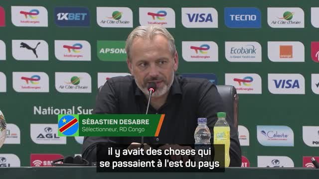 RD Congo - Desabre revient sur le geste politique de ses joueurs pendant les hymnes