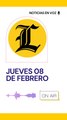 Resumen de noticias jueves 08 de febrero