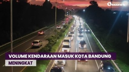 Descargar video: Volume Kendaraan Masuk Kota Bandung Meningkat Jelang Libur Isra Miraj dan Imlek