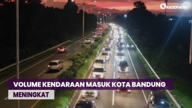 Volume Kendaraan Masuk Kota Bandung Meningkat Jelang Libur Isra Miraj dan Imlek