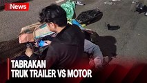 Tertabrak Truk Trailer, Pemotor di Jakarta Barat Tewas di Tempat