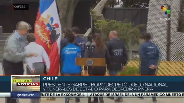 Chile: Comenzarían funerales de Estado del expdte. Sebastián Piñera este jueves