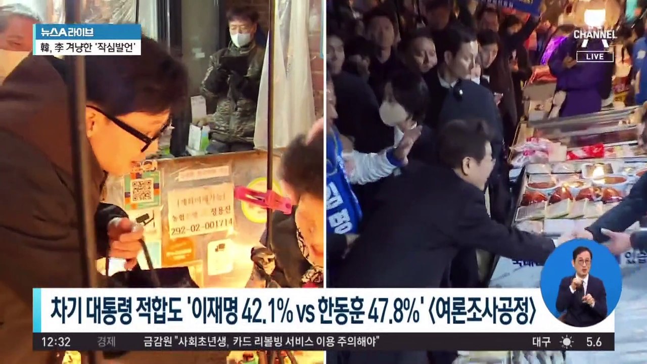 차기 대통령 적합도…한동훈-이재명 양자 대결