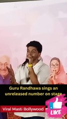 Guru Randhawa sings an unreleased number on stage