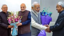 पीएम मोदी के बाद नीतीश कुमार ने की अमित शाह और जेपी नड्डा से मुलाकात, फिर दोहराई 1995 की बात...