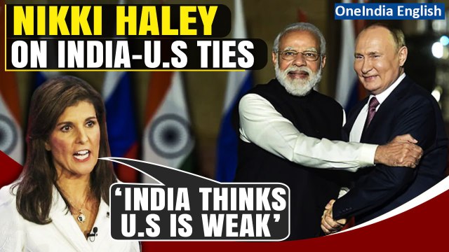 Nikki Haley Spurs Debate on India's Strategic Alliances With Russia, Questions U.S Leadership| One