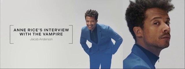 Interview with the Vampire (2022) Season 1 Actors Slide Show Promo (White Background) 384p - Jacob Anderson, Sam Reid, Eric Bogosian - Three Clips Merged Together (No Audio)