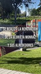 La glorieta Monraz y sus alrededores fueron remodelados con una inversión de más de 200 millones de pesos en la que trabajaron de manera conjunta municipio y estado #TuNotiReel