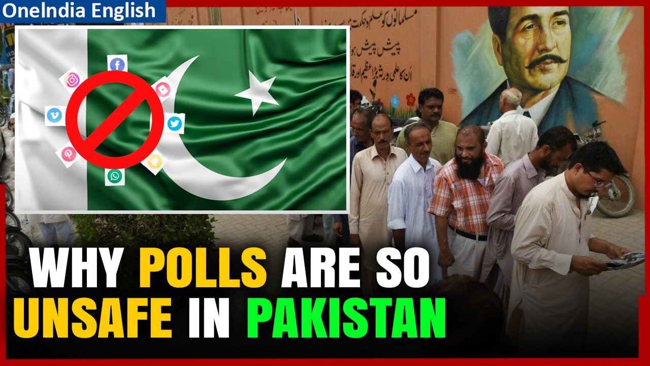Pakistan Elections| Internet and Mobile Services Shut Over Security Concerns| Oneindia News