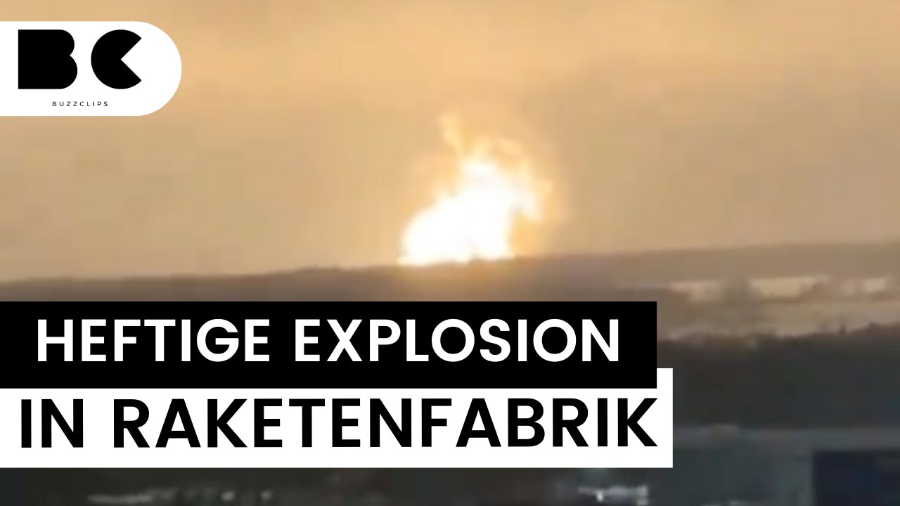 Heftige Explosion in russischer Rüstungsfabrik