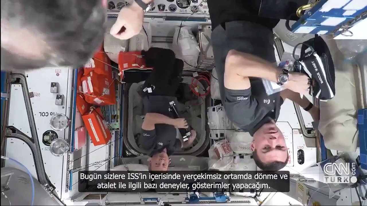 Alper Gezeravcı uzay deneylerini paylaştı
