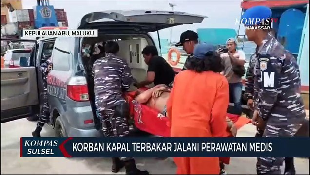 Korban Kapal Terbakar Jalani Perawatan Medis